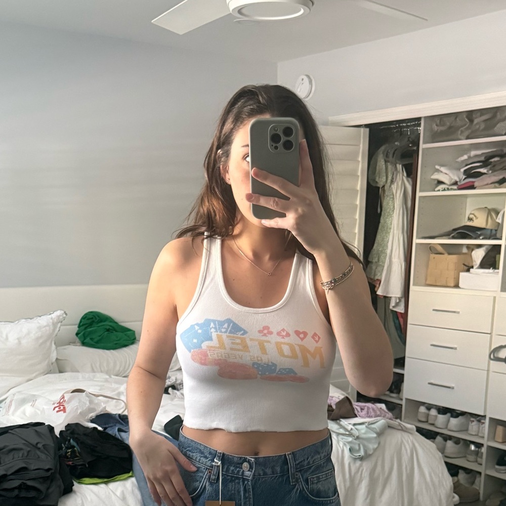I am Koko white tank (Vegas)